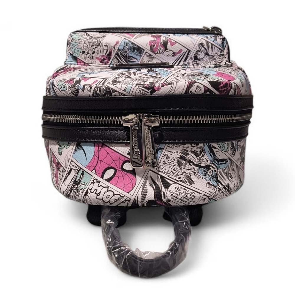 Loungefly Marvel Retro Comics Allover Print Backpack - Picture 5 of 7